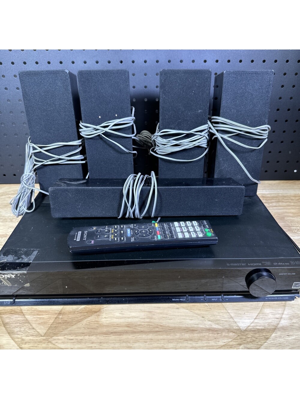 Sony AV Receiver Home Entertainment Surround Sound STR-KS380 Remote Speaker